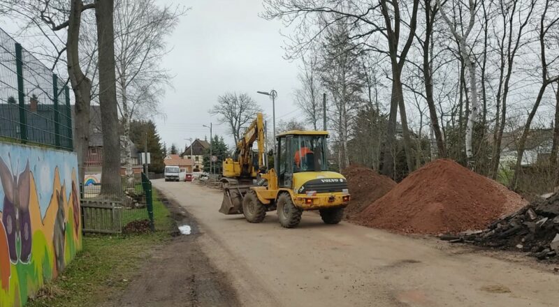 Baustelle Gasleitung