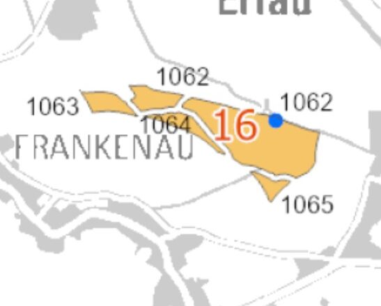 Ausschnitt Windgebiet WG16